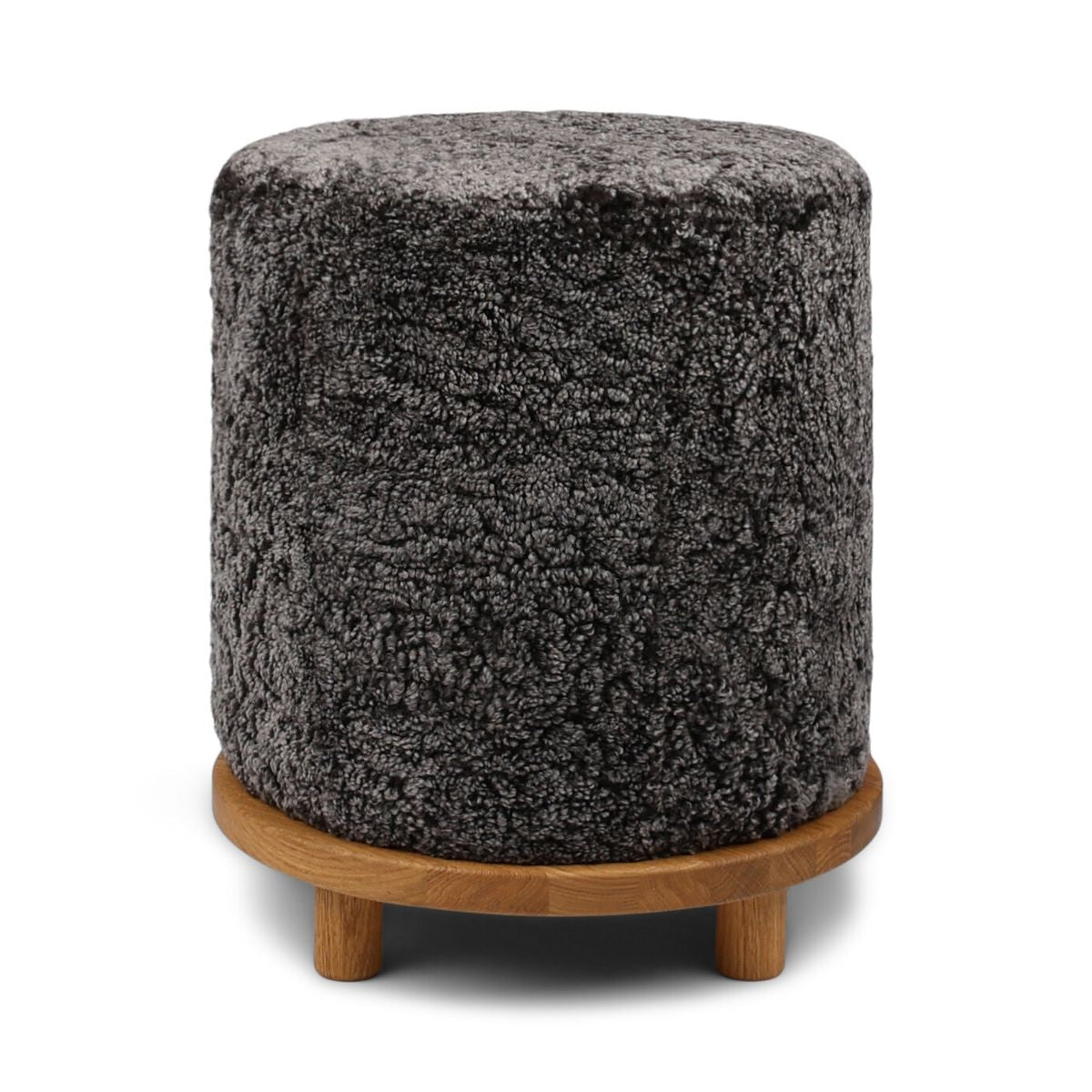 Simon Pouf | Kurzhaar | Neuseeland | D46x52 cm Poufs | Lammfellhaus.at