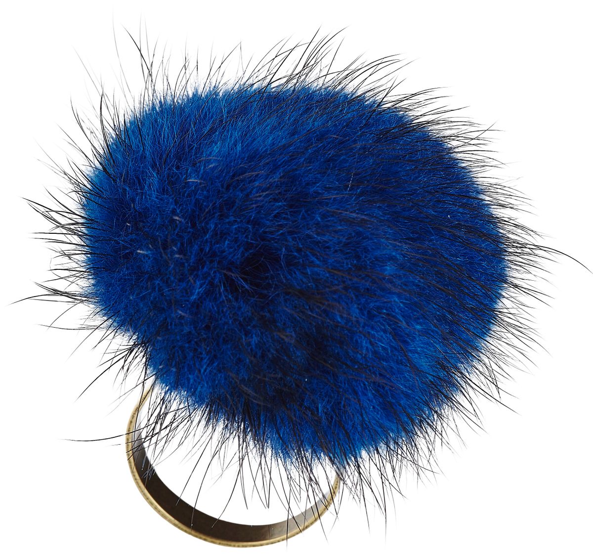 Pompon Ring | Nerz Modeaccessoire | Lammfellhaus.at