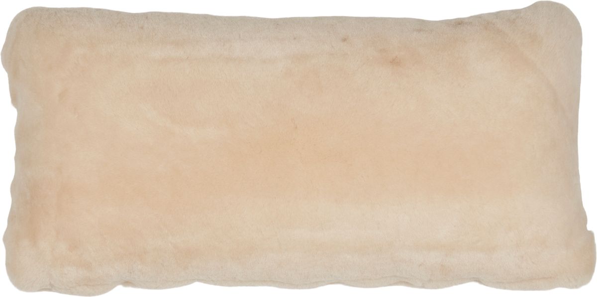 Lammfellkissen | Neuseeland | Mokassin | 28x56 cm Fellkissen | Lammfellhaus.at
