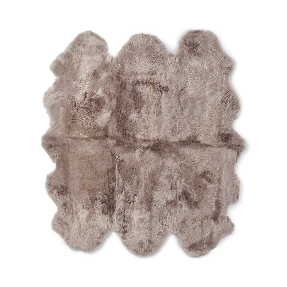 Lammfell Teppich Premium | Langhaar | Neuseeland | 180x162 cm Lammfelle | Lammfellhaus.at