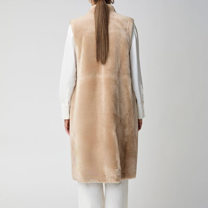 Carmen Weste | Shearling Camel