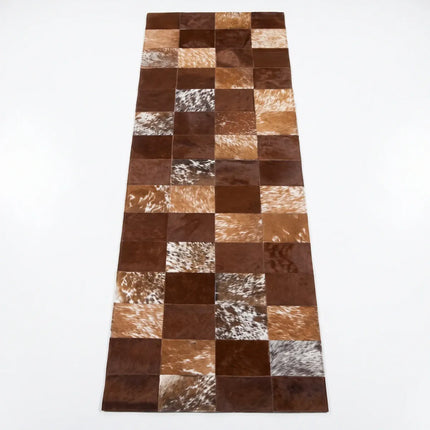 Kuhfell Designerteppich | Lissabon Braun