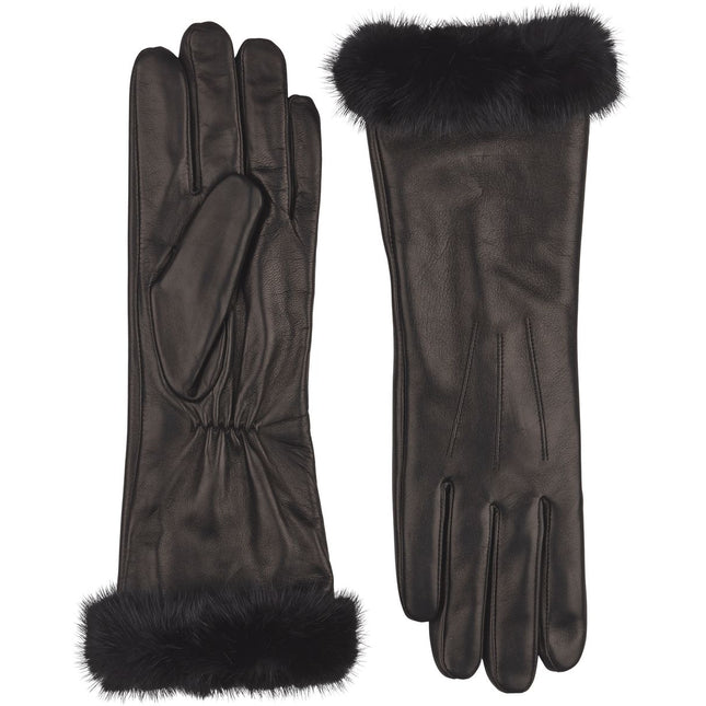 Kimberly | Lederhandschuhe | Nerzpelz