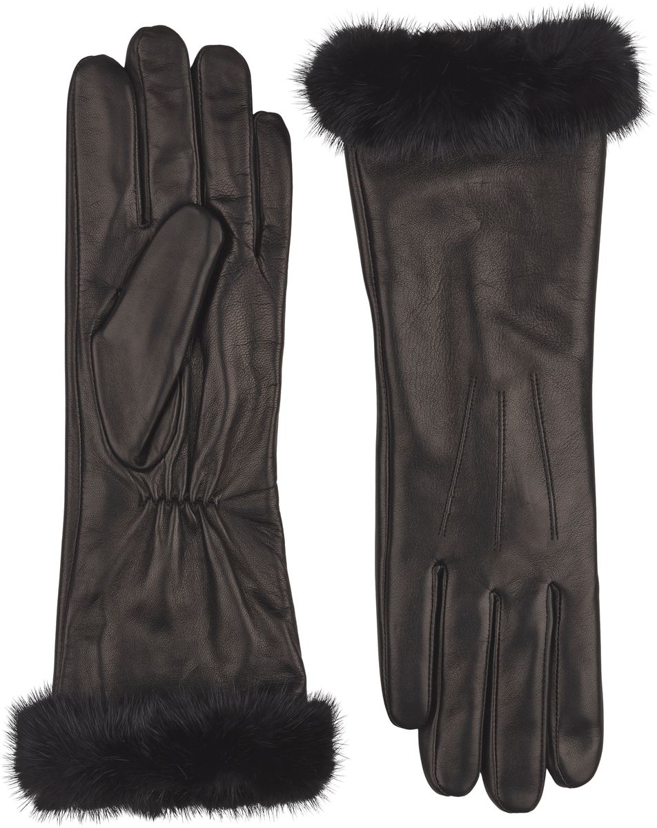 Kimberly | Lederhandschuhe | Nerzpelz | Damenhandschuhe Modeaccessoire | Lammfellhaus.at