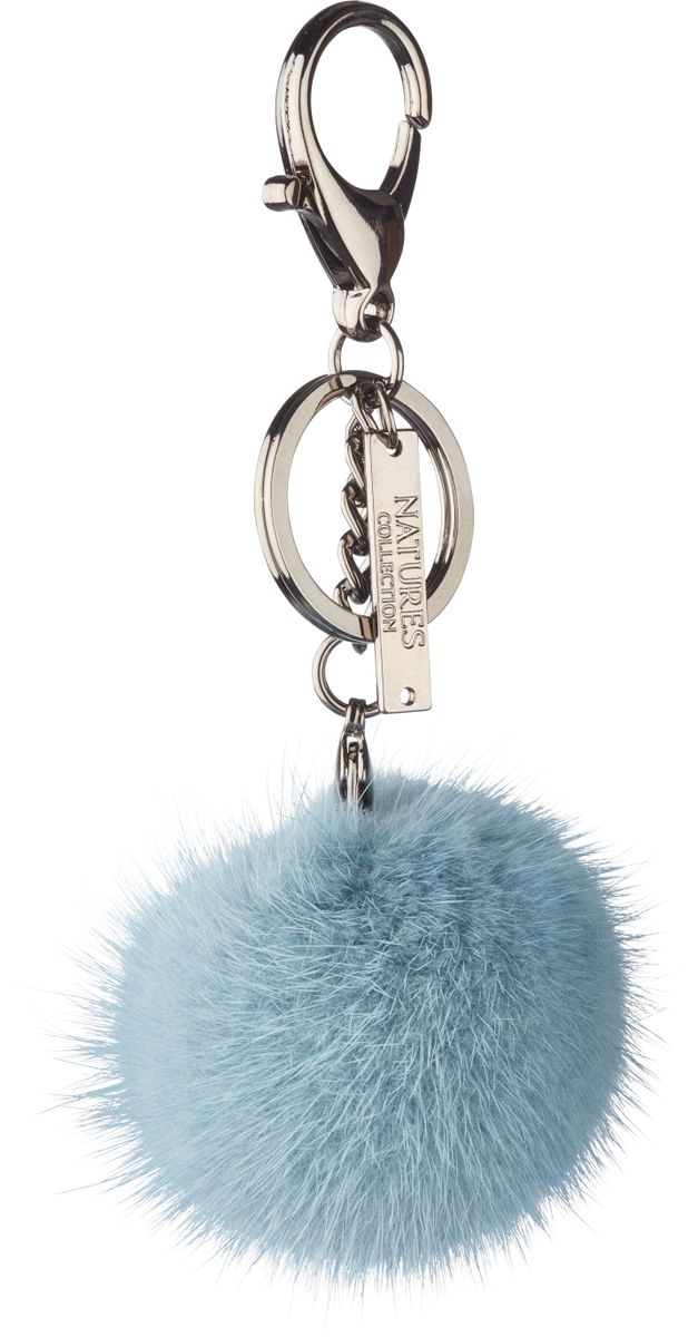Pompon Schlüsselanhänger | Nerz Modeaccessoire | Lammfellhaus.at