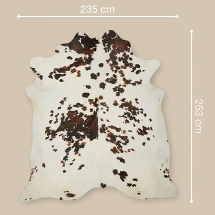 Unika Kuhfell | Exotisch Dreifarbig |  4,4 qm Exotisches Tricolor