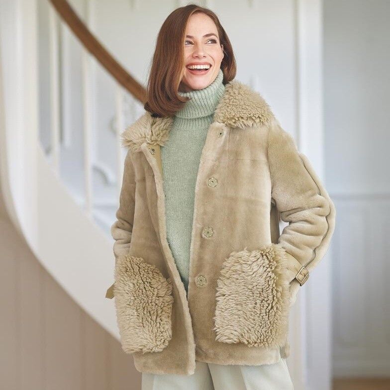 Lilou Jacke | Doubleface Jacken | Lammfellhaus.at