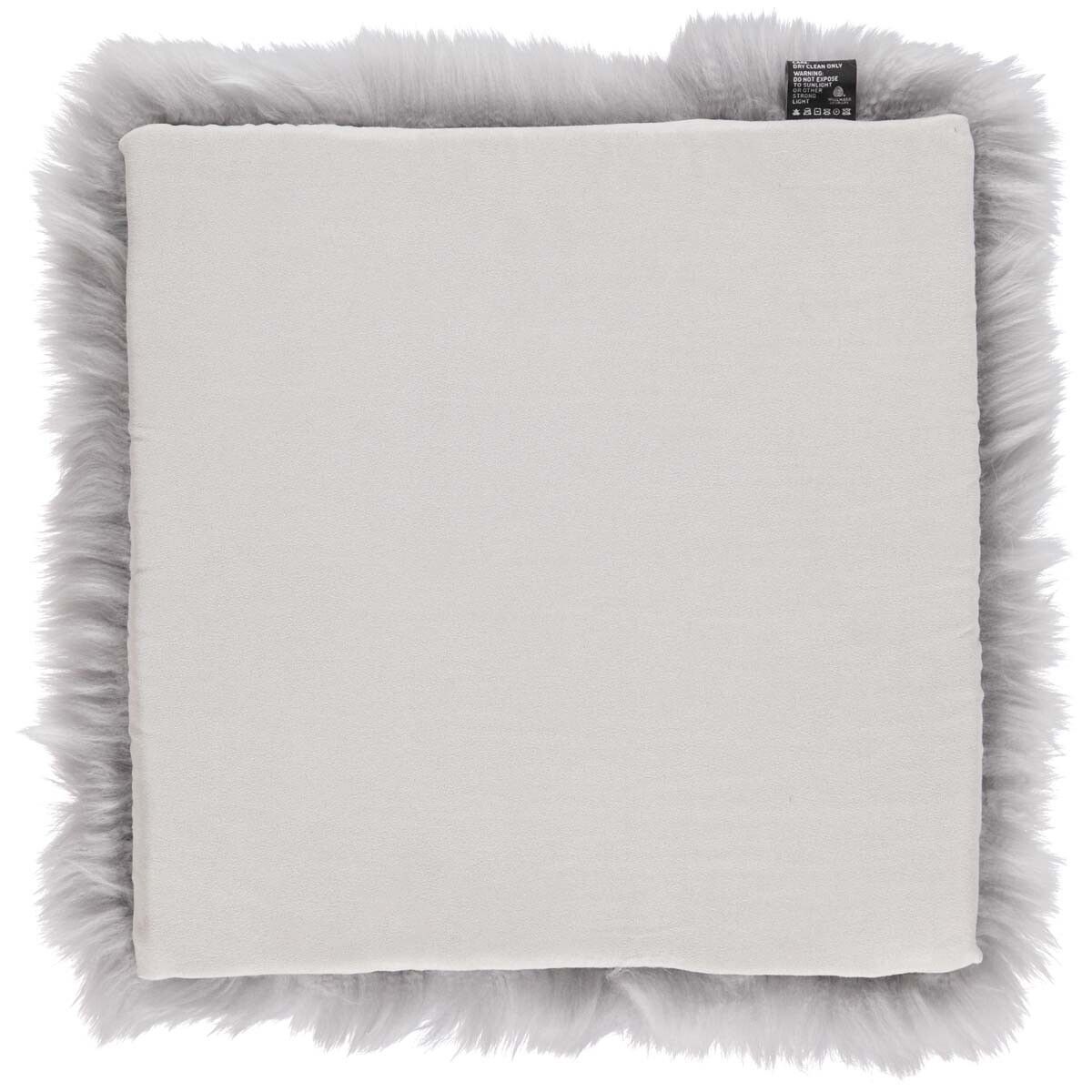 Lammfell Stuhlauflage | Langhaar | Neuseeland | 37x37 cm Sitzkissen | Lammfellhaus.at