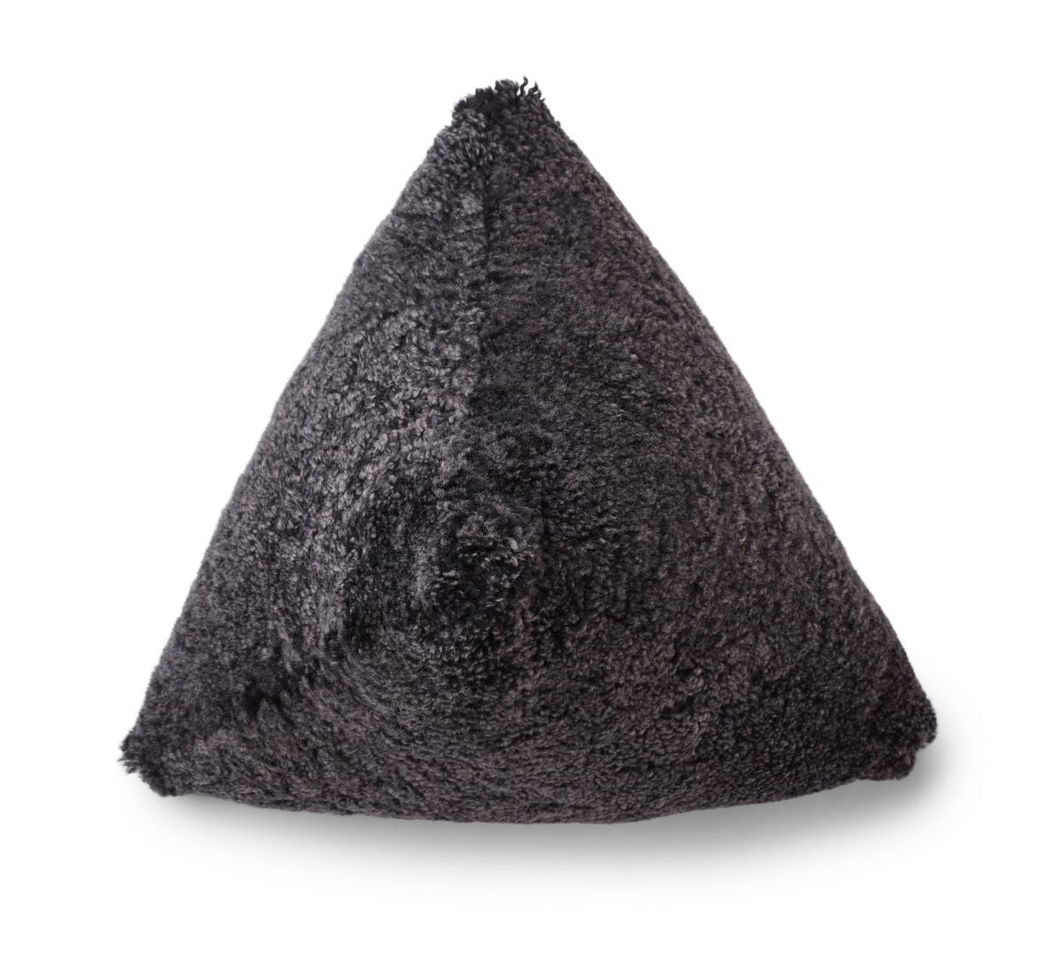 Hematite Lammfellkissen | Kurzhaar | Neuseeland | 35x35x35 cm Fellkissen | Lammfellhaus.at