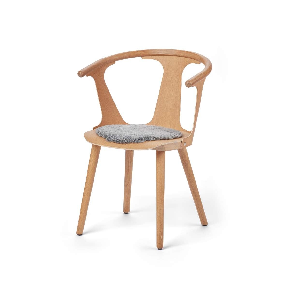Lammfell Stuhlauflage | Kurzhaar | Neuseeland | D34 cm Sitzkissen | Lammfellhaus.at