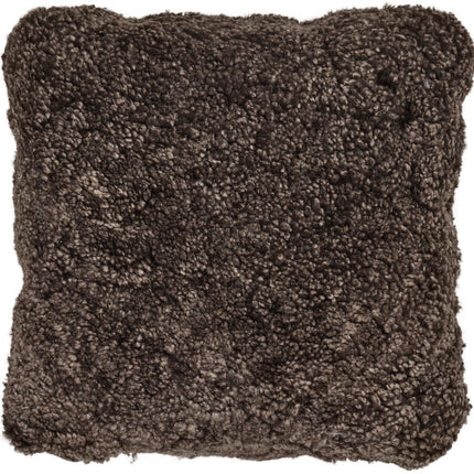 Lammfellkissen | Kurzhaar | Neuseeland | Doppelseitig | 40x40 cm Cappuccino