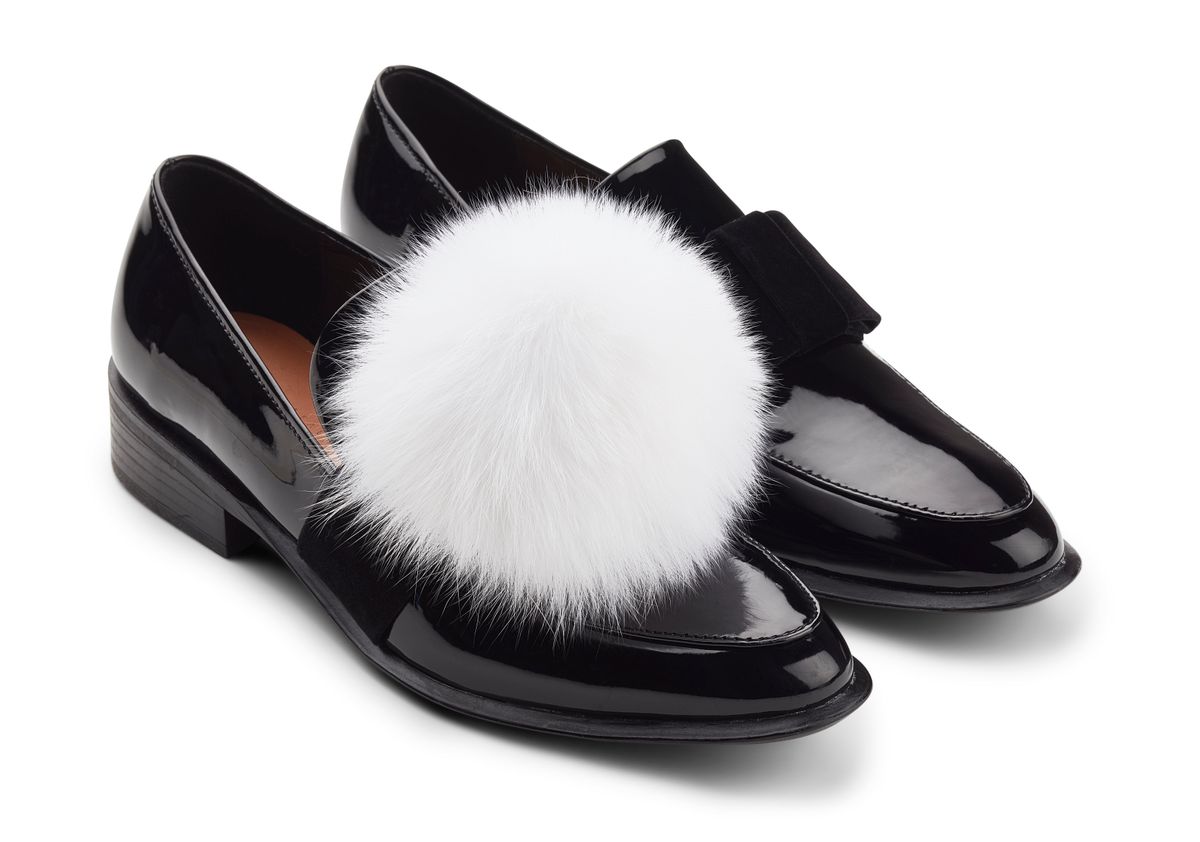 Pompon Schuhclip | Fuchs Fellschuhe | Lammfellhaus.at