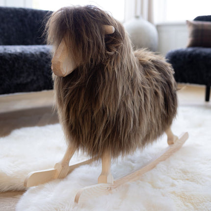 Schaukelschaf | Povl Kjer Design | Langhaar | Groß Schwarz