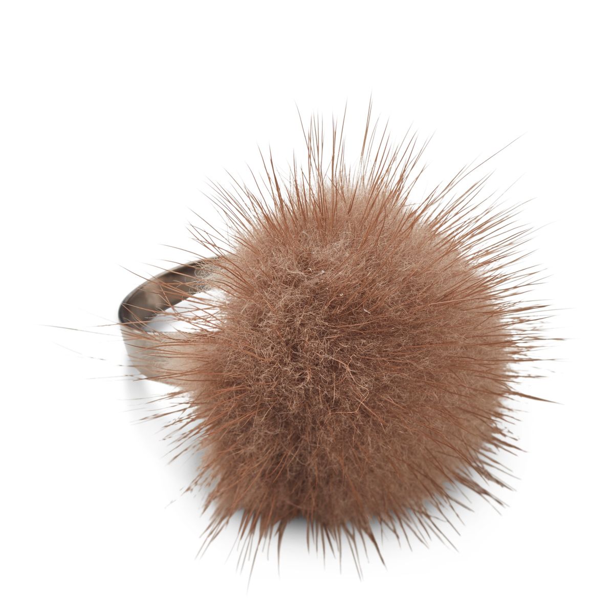 Ring m. Pompon | Nerz Modeaccessoire | Lammfellhaus.at
