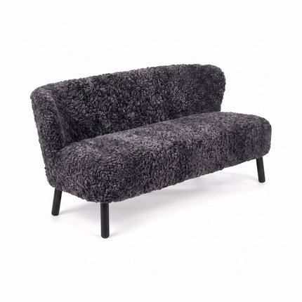 Emanuel Sofa | Zweisitzer | Design Möbel Anthrazit
