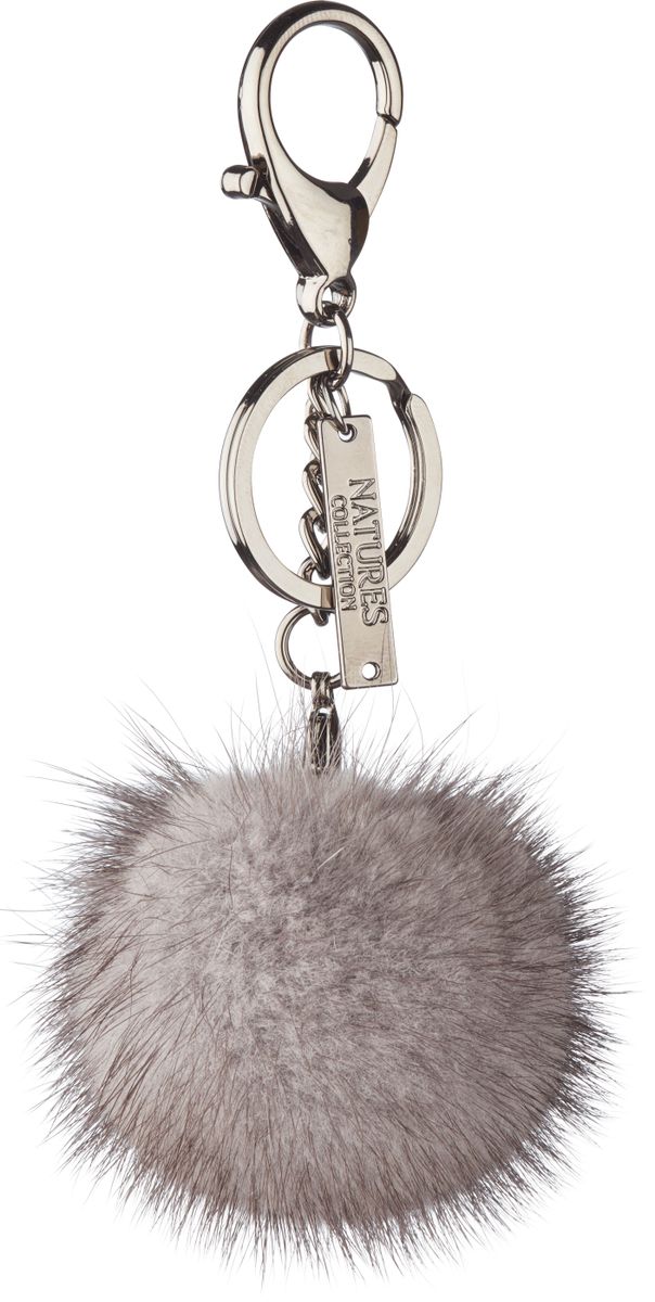 Pompon Schlüsselanhänger | Nerz Modeaccessoire | Lammfellhaus.at