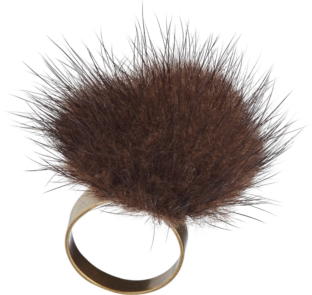 Pompon Ring | Nerz Modeaccessoire | Lammfellhaus.at