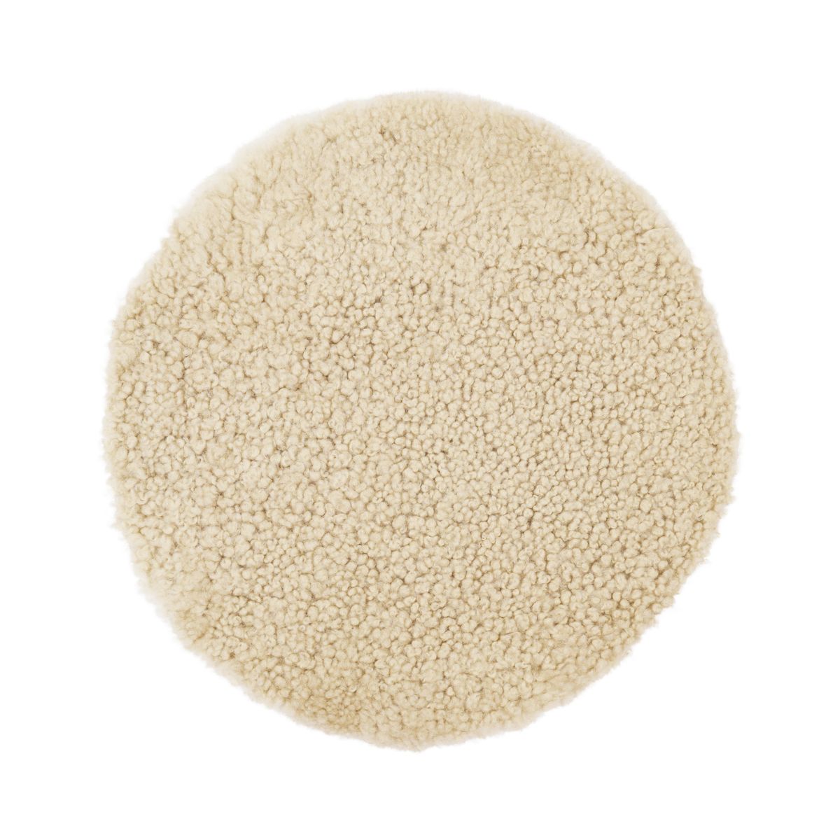 Stuhlauflage | Kurzhaar | Neuseeland | D34 cm Sitzkissen | Lammfellhaus.at