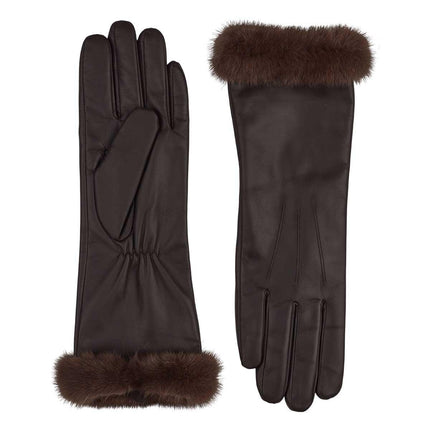 Gloves - Kimberly | Lederhandschuhe | Nerzfell