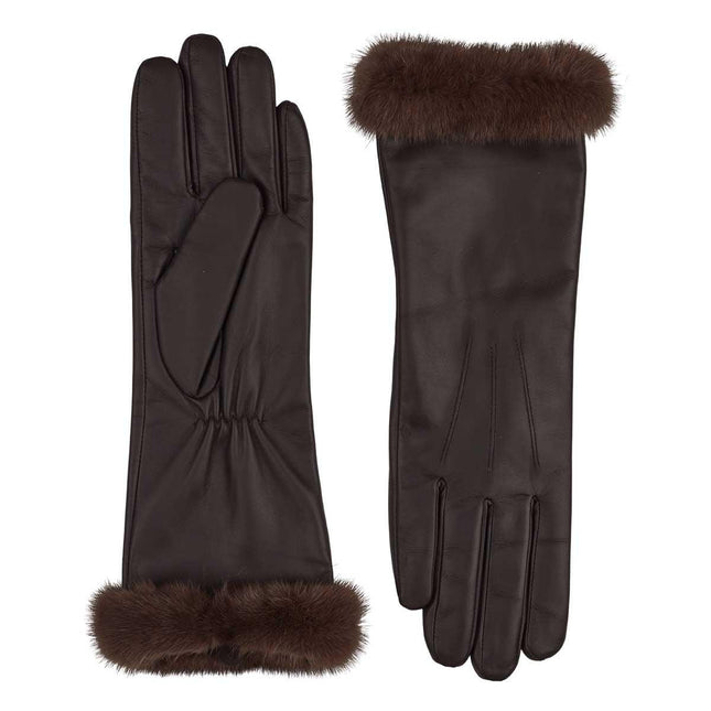 Gloves - Kimberly | Lederhandschuhe | Nerzfell